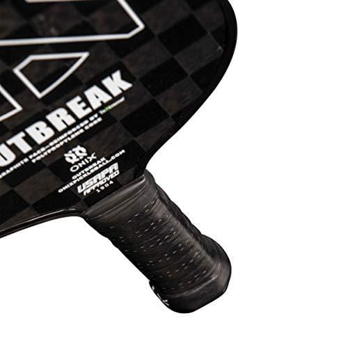 Onix Outbreak Graphite Pickleball Paddle - Pickleball Racket for Beginners and Professionals (Black)