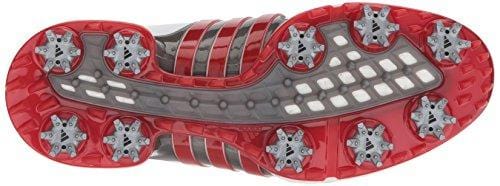 adidas Men's TOUR 360 2.0 Golf Shoe, White/Scarlet/Dark Silver Metallic, 11 M US [product _type] adidas - Ultra Pickleball - The Pickleball Paddle MegaStore