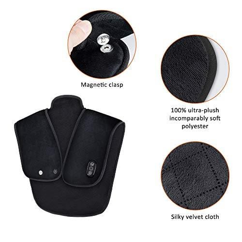 Heating Pad for Neck and Shoulders - Heat Wrap with Adjustable Heated Levels & Vibration Massage for Neck and Shoulder Back Pain Relief, Heating Pad with Auto Shut Off AL661