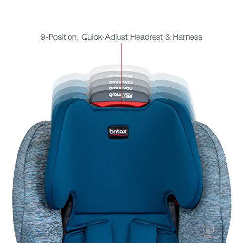 Britax USA Grow with You ClickTight Harness-2-Booster Car Seat - 2 Layer Impact Protection - 25 to 120 Pounds, Seaglass  [Newer Version of Frontier]