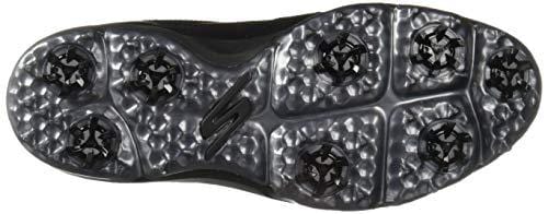 Skechers Men's Pro 4 Waterproof Golf Shoe, Black 9 M US