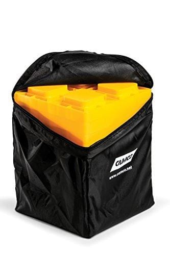Camco Heavy Duty Leveling Blocks, Ideal For Leveling Single and Dual Wheels, Hydraulic Jacks, Tongue Jacks and Tandem Axles (10 pack, Frustration-Free Packaging) - 44510