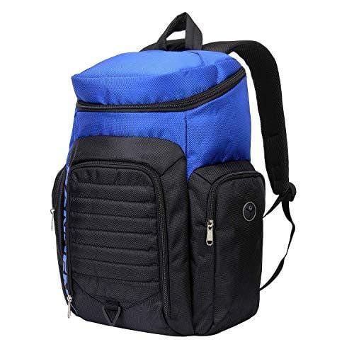 SANHENG Sports Backpack Cooler Large Capacity with Headphone Hole, 15 inch Laptop Backpack with Deputy Storehouse for Basketball (L)