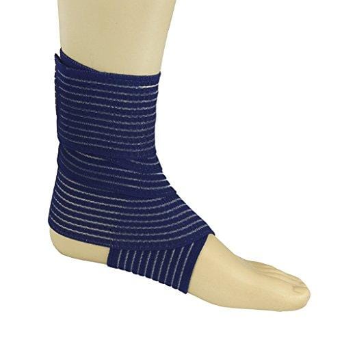BXT A Pair (2 Pieces) Elastic Breathable Wrap Ankle Support Brace Compression Knee Elbow Wrist Ankle Hand Support Wrap Sports Bandage Strap Hook & Loop Fastener Straps(ONE PIECE)
