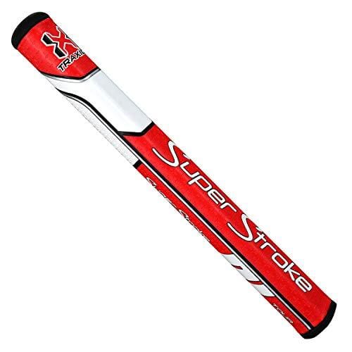 SuperStroke Traxion Tour 2.0 Golf Putter Grip - Red/White