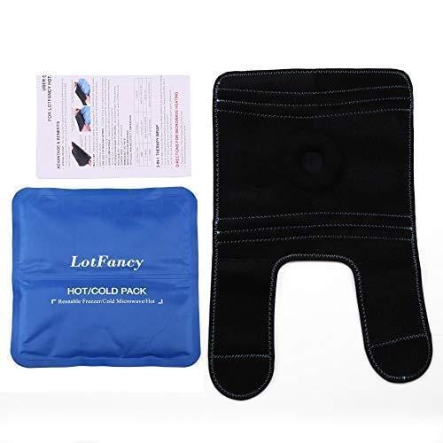 Gel Pack with Elbow Support Wrap for Cold Hot Therapy by LotFancy - Hot Cold Ice Pack for Injuries, Sprained Elbows, Tendonitis, Arthritis, and Other Sports Injuries