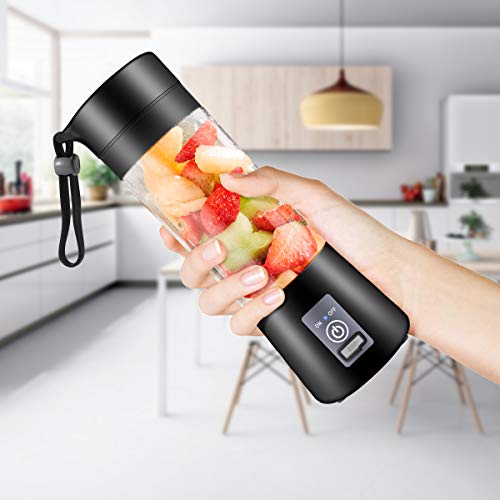 Portable Blender, Mini Mixer for smoothies and shakes, Kitchen tools,Fruit Mixing Machine with USB Rechargeable Batteries