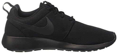 Nike Womens Roshe One Fabric Low Top Lace Up, Black/Black/Dark Grey, Size 9.5