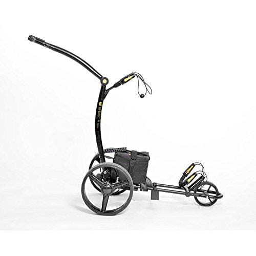 Bat-Caddy X4 Sport Electric Push Cart w/ Free Accessory Kit, 35Ah, Black