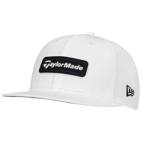 TaylorMade Golf 2018 Men's Lifestyle New Era 9fifty Hat, White/blue, One Size