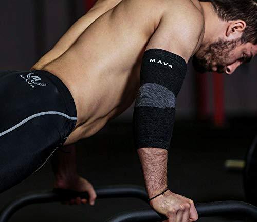 Mava Sports Elbow Sleeve Recovery Compression – Support for Workout