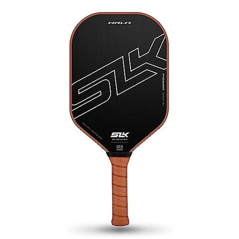 Selkirk SLK Halo Power XL Pickleball Paddle | Raw Carbon Fiber Pickleball Paddle with a Rev-Core Power Polymer Core | The Pickleball Paddle Designed for Ultimate Spin & Power