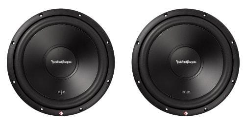 Pair of Rockford Fosgate R2D4-10 Prime R2 Dvc 4 Ohm 10-Inch 500 Watts Peak Subwoofer
