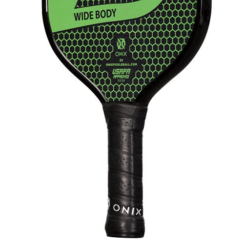 ONIX Graphite Z5 Pickleball Paddle (Graphite Carbon Fiber Face with Rough Texture Surface, Cushion Comfort Grip and Nomex Honeycomb Core for Touch, Control, and Power)