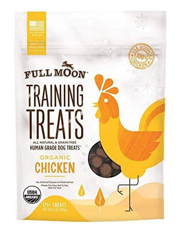 Full Moon Organic Human Grade Training Treats For Dogs