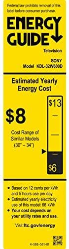 Sony KDL32W600D 32-Inch HD Smart TV - Black