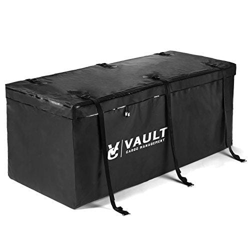 Hitch Cargo Carrier Bag from Vault Cargo - 15 Cubic Feet - Heavy Duty Waterproof Cargo Hitch Carrier Bag Perfect for Camping, Luggage, and Outdoor Gear. Cargo Hitch Bag (59" x 24" x 24")