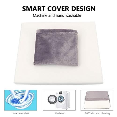 Large Dog Bed Crate Pad Dog Mat Mattress Pet Beds Foam Cushion with Washable Cover Anti-Slip 39.37"