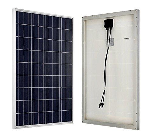 ECO-WORTHY 800 Watts Solar Panel Kit: 8pcs 100W Poly Solar Panel + 1500W 24V-110V Off Grid Inverter + Combiner Box + 15ft Solar Cable + 60A PWM Charge Controller + Z Mounting Brackets