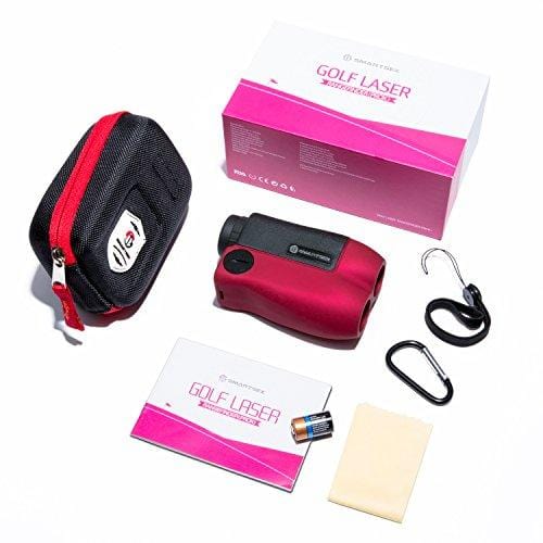 SMARTSEK Golf Rangefinder Laser Distance Finder for Hunting Golf Waterproof Portable Range Finder Battery Included