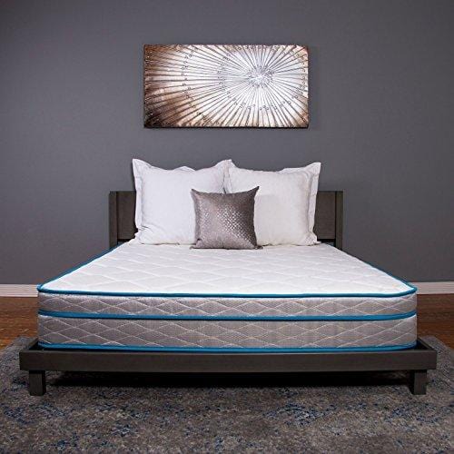 Dreamfoam Bedding Doze 11" Plush Pillow Top Mattress, Short Queen- Made in the USA