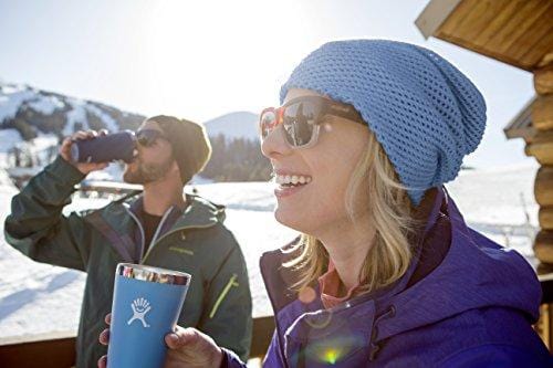 Hydro Flask 16 oz Stackable & Shatterproof Double Wall Vacuum Insulated Stainless Steel True Pint Camping Cup for Beer or Cider, Mint (No Lid Included)