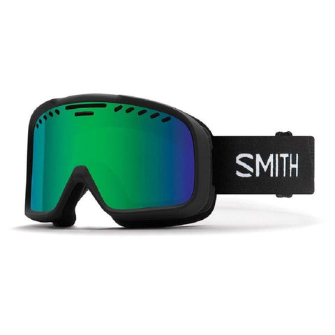 Smith Optics Snow Goggle, GREEN SOL-X MIRROR Lens, BLACK 713