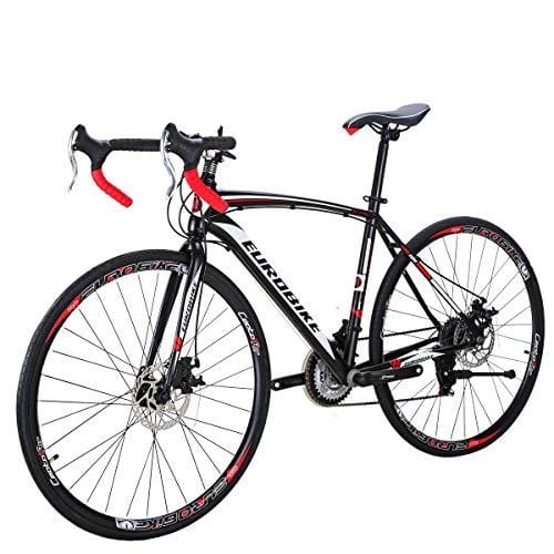 Eurobike Road Bike TSM550 Bike 21 Speed Dual Disc Brake 700C Wheels Road Bicycle 49cm Spoke Wheel