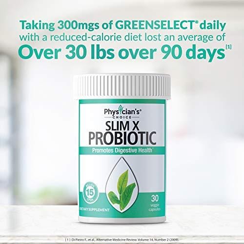 Probiotics for Women - Green Tea Extract [Clinically Proven Ingredients] Organic Prebiotics, Digestive Enzymes & Apple Cider Vinegar for Detox, Cleanse & Weight Loss - Shelf Stable - 30 Capsules