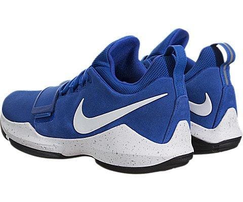 Nike Men's PG1 Basketball Sneakers Blue White Size 10.5 D (US)