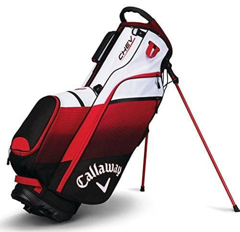 Callaway Golf 2018 Chev Stand Bag, Black/ Red/ White