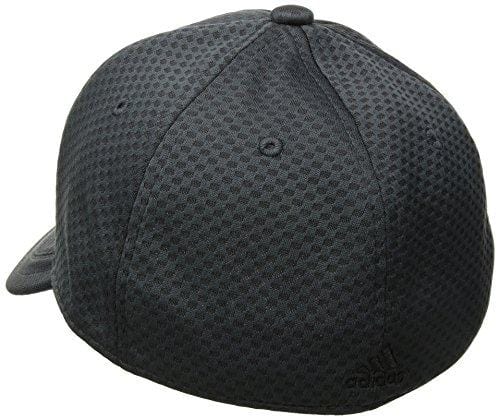 adidas Men's Amplifier Stretch Fit Structured Cap, Night Grey/Scarlet, Large/X-Large [product _type] adidas - Ultra Pickleball - The Pickleball Paddle MegaStore