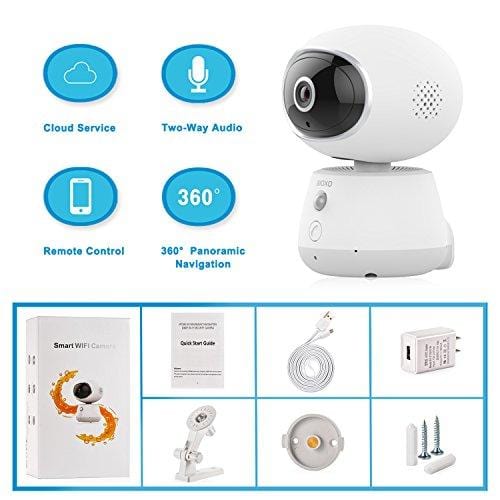 Pet Monitor Camera, Bioxo 1080P HD 2.4G Wireless IP Camera, Night Vision Camera for Dog/Cat/Baby Monitor Home Security Camera