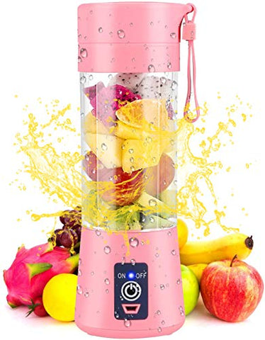Portable Blender,JAOXISOU Personal Blender for Shakes and Smoothies Mini Juicer Cup USB Rechargeable