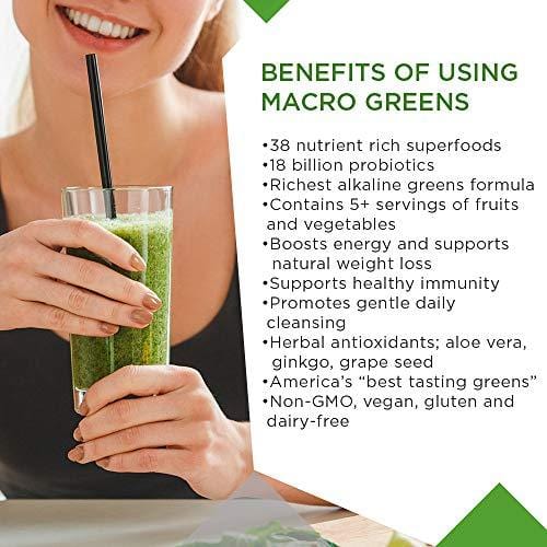 MacroLife Naturals Macro Greens Superfood - 30oz - 90 Servings