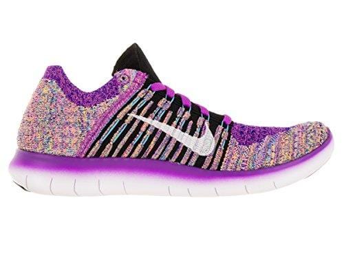 Nike Women's Free Running Motion Flyknit Shoes, Hyper Violet/Gamma Blue/Concord/Black - 8.5 B(M) US