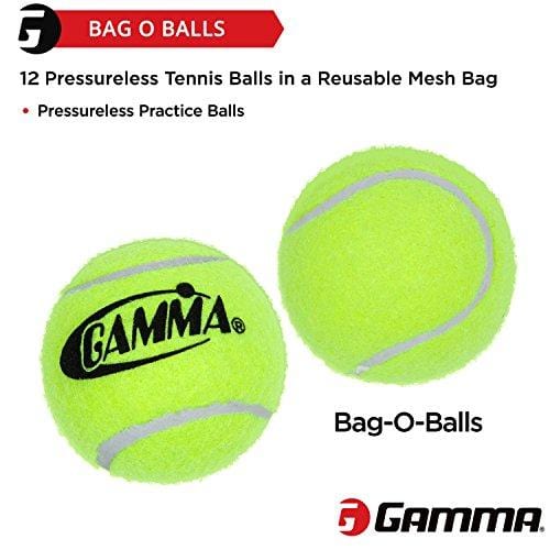 Gamma Bag of Pressureless Tennis Balls - Sturdy & Reuseable Mesh Bag with Drawstring for Easy Transport - Bag-O-Balls (12-Pack of Balls, Yellow) [product _type] Gamma Sports - Ultra Pickleball - The Pickleball Paddle MegaStore
