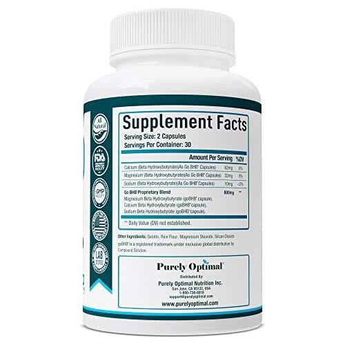 Premium Keto Diet Pills - Utilize Fat for Energy with Ketosis - Boost Energy & Focus, Manage Cravings, Support Metabolism - goBHB Ketogenic Supplements for Women and Men - 30 Day Supply