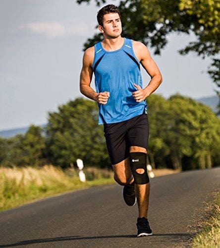 Copper Compression Extra Support Knee Brace. Highest Copper Content Guaranteed. Best Adjustable Copper Infused Fit Knee Brace. Open Patella Stabilizer Neoprene Sleeve for Sprains and Injury Recovery