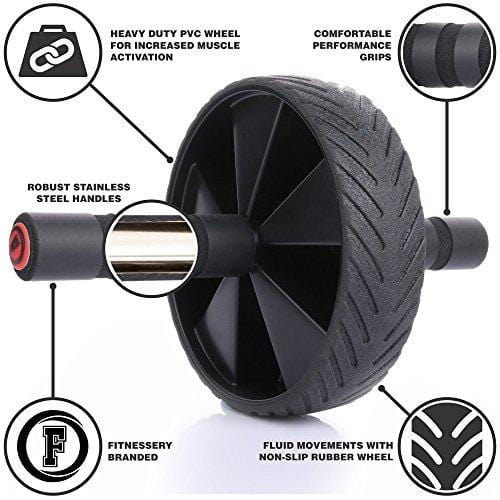 Ab Roller for Abs Workout - Ab Roller Wheel Exercise Equipment - Ab Wheel Exercise Equipment - Ab Wheel Roller for Home Gym - Ab Machine for Ab Workout - Ab Workout Equipment - Abs Roller Ab Trainer