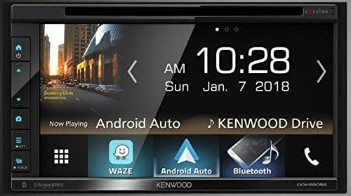 Kenwood Excelon DDX6905S 6.8" WVGA 2-DIN Multimedia DVD Receiver w/Wired CarPlay and Android Auto
