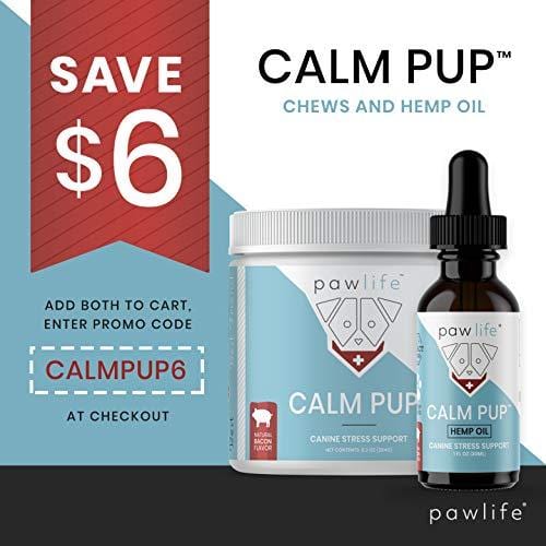 Dog Calming Aid - 1000mg Hemp Oil for Dogs - Calming Extract for Stress and Anxiety Support - Omega 3 and 6 Fatty Acids - Hip and Joint Pain Support for Dogs - 1oz
