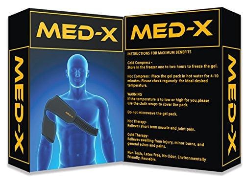 Shoulder Wrap Gel Ice Hot/Cold Pack for Shoulder Injury Pain Relief Therapy, Rotator Cuff, Rheumatoid Arthritis Treatment, Osteoarthritis, Bursitis, Tendinitis, AC Joint, Sports Injuries