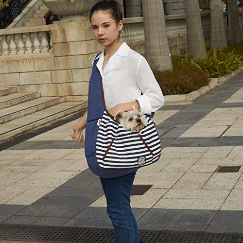 Alfie Pet - Amos Pet Front Sling Carrier - Color: Navy