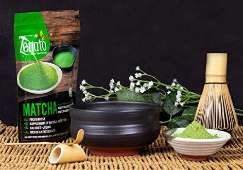 Zenato Matcha Green Tea Powder Culinary 100% USDA Organic , For Bakery, Latte, Smoothie, Cooking, 100g 3.5 oz Bag, Natural Antioxidants Benefits, Zero Additive and Sugar Free