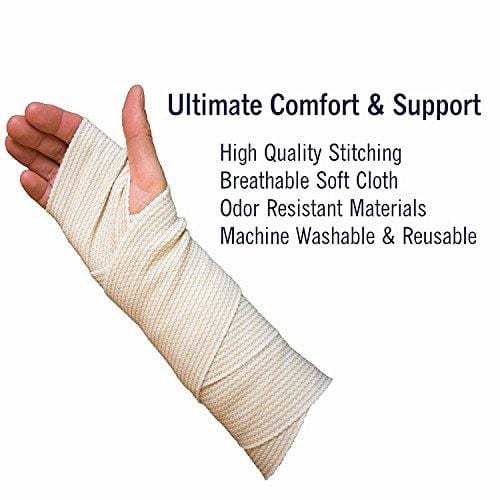 NexSkin Elastic Bandage Compression Wrap w/Hook and Loop Closure, Variety - 4 Pack