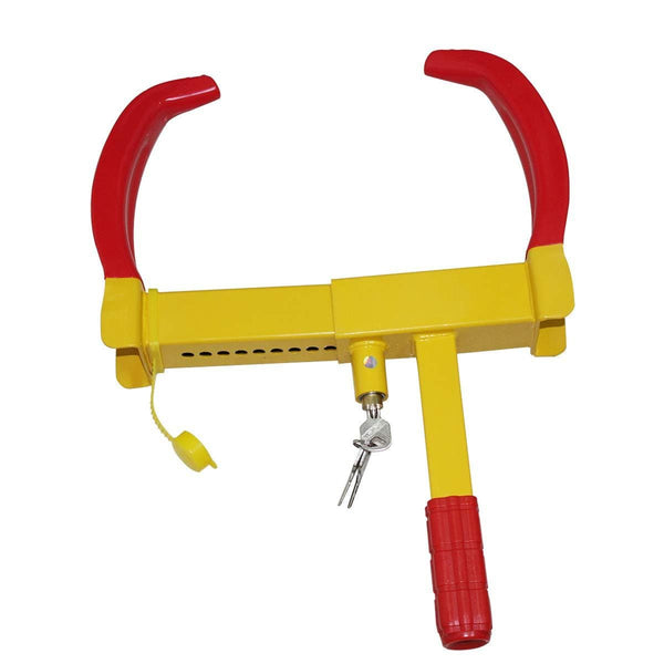 Partschoice Wheel Clamp Lock, Adjustable Anti-Theft Tire Boot Lock for Trailer Car Truck RV Boat SUV ATV UTV W/3 Keys