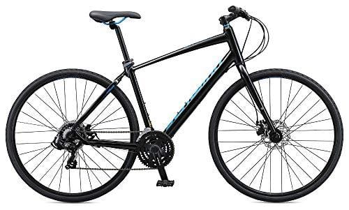 Schwinn Vantage F3 700c Sport Hybrid Road Bike with Flat Bar and Disc Brakes, 60cm/Extra Large Frame, Black