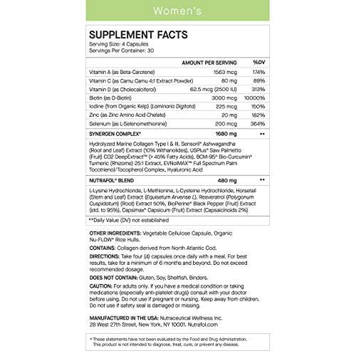 Hair Loss Thinning Supplement - Women Hair Vitamin for Thicker Healthier Hair