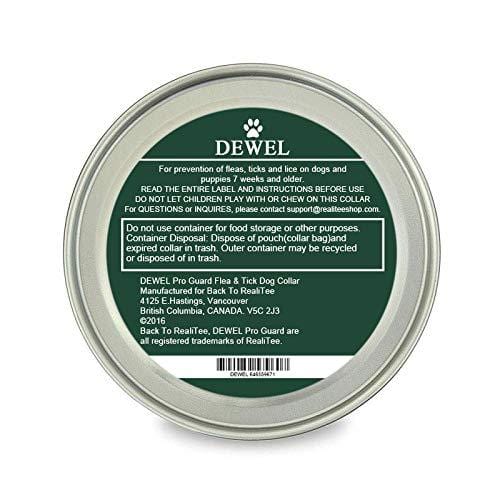 Fedciory Flea and Tick Prevention Collar for Dogs Up to 8 Months Protection Hypoallergenic and Waterproof Flea & Tick Control Adjustable Size Fits All Large Medium and Small Dog